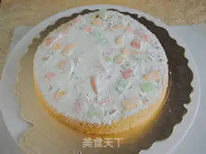 Make Chocolate fruit cake step 9