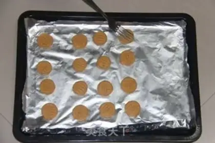 Make Peanut butter cookies step 8