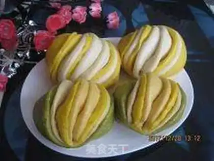 Make Colored rolls step 15