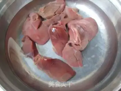 Make Salt duck liver step 1