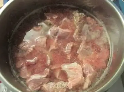Make Red beef step 1