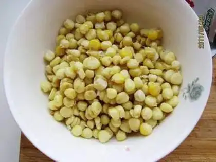 Make Gold corn brand step 0