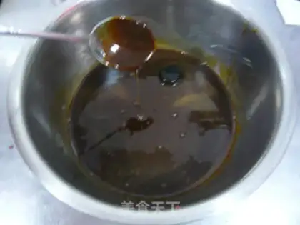 Make Cinnamon dates, gel cake step 3