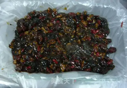Make Cinnamon dates, gel cake step 11