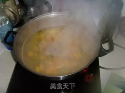 Make Pumpkin rice step 3
