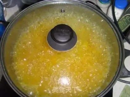 Make Pumpkin rice step 4