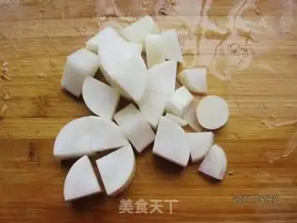 Make The radish is salty step 0