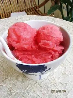 Make Watermelon sandy ice step 3