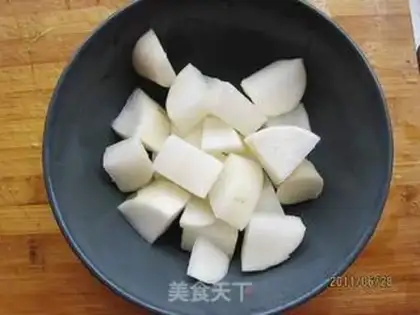 Make The radish is salty step 2