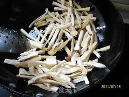 Make Almond mushrooms step 2