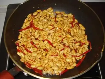 Make Spicy peanuts step 17