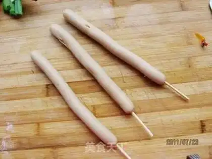 Make Fried chicken sausage step 0