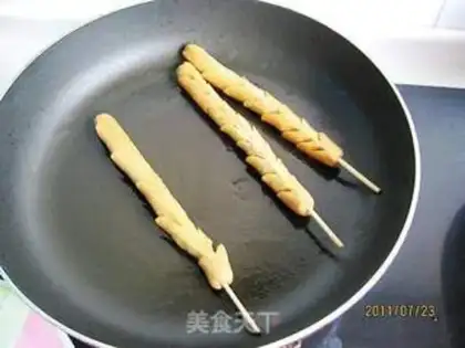 Make Fried chicken sausage step 3