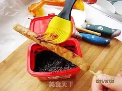 Make Fried chicken sausage step 4