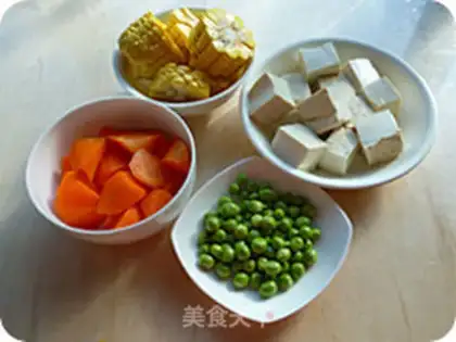 Make Shrimp tofu pan step 1