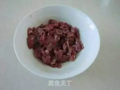 Make Beef with broccoli step 1