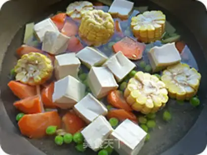 Make Shrimp tofu pan step 5