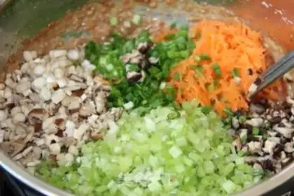 Make Celery, three fresh dumplings step 5
