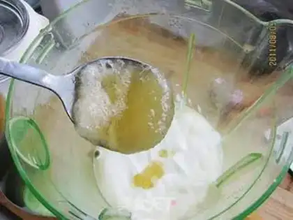 Make Green soy cream step 3
