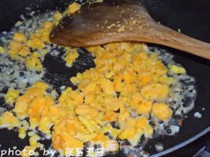 Make Gold and sand and sweet Arctic shrimp step 10