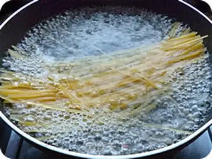 Make Cheese bacon pasta step 4