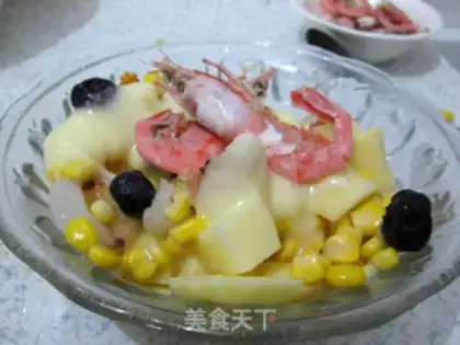 Make Arctic shrimp fruit salad step 8