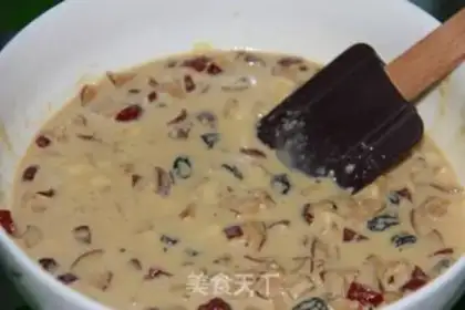 Make Low-fat red date cake step 7