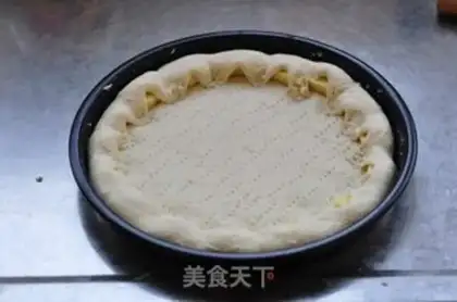 Make Sea, land and sea, double pizza step 3