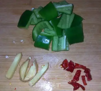 Make Pepper tofu step 0