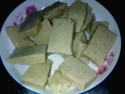 Make Pepper tofu step 1
