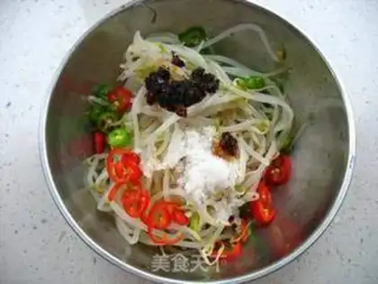 Make Twin bean sprouts step 4