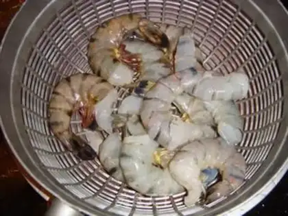 Make Fish cream shrimp pasta step 6
