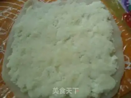 Make The rice roll step 9