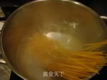 Make Fish cream shrimp pasta step 14