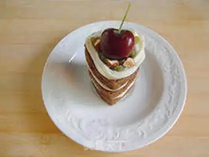 Make Dry-go salad cake step 5