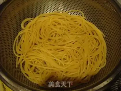 Make Fish cream shrimp pasta step 15