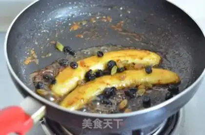Make Caramel rum banana step 8