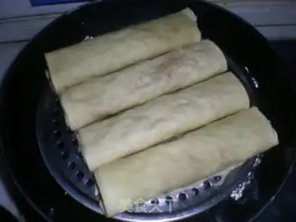 Make Dry tofu rolls step 9