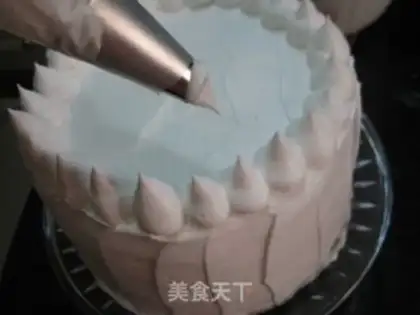 Make Piggy bath cake step 21