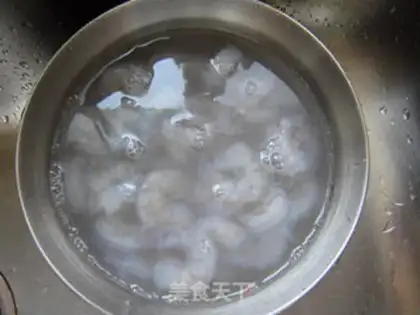 Make Eggplant shrimp ball step 1