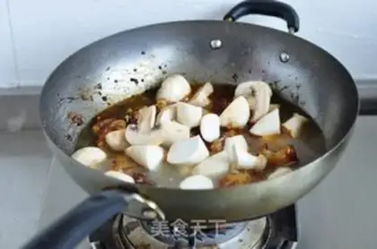 Make Mushrooms burning pigs