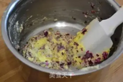 Make Blueberry fragrance cookies step 3