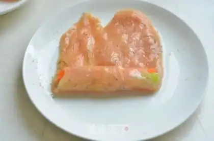 Make Bacon chicken roll step 4
