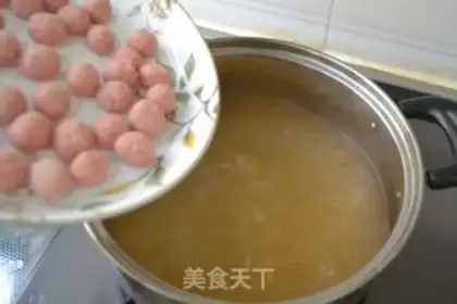 Make Sian meatballs step 11