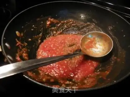 Make Tomato sauce shrimp step 8