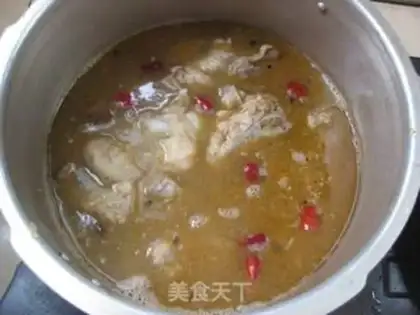 Make Big bone hotpot step 8
