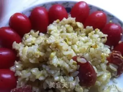 Make Sausage egg fried rice step 7