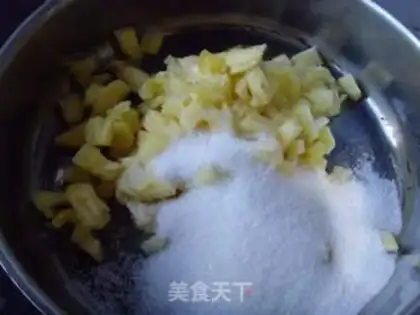 Make Pineapple flip cake step 1