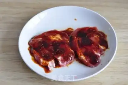 Make Favorite iron, plum meat step 3