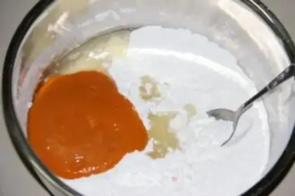 Make Double-coloured coconut ball step 3